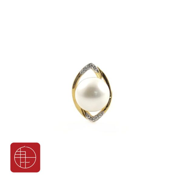 珍珠鑽石耳環,鑽石珍珠耳環202306290101