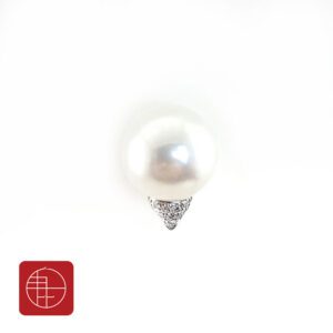 珍珠鑽石耳環,鑽石珍珠耳環202306290201