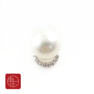 珍珠鑽石耳環,鑽石珍珠耳環202306290401